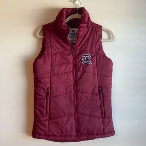 South Carolina Gamecocks puffer vest small